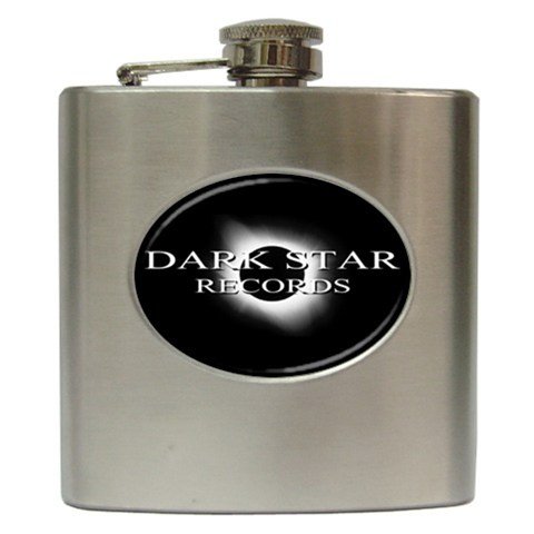 Dark Star Records Hip Flask 6 oz