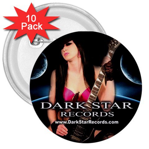 Dark Star Records 3in Buttons 10 Pack 1