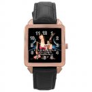 Dark Star Records Rose Gold Leather Watch 13