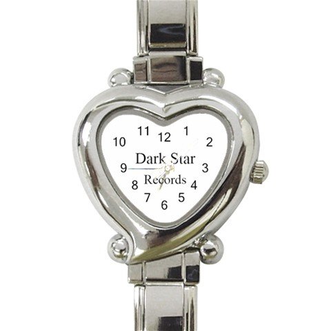 Dark Star Records Heart Italian Charm Watch 11