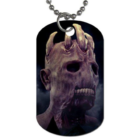 The House of Evil 2 Sided Dog Tag and Chain