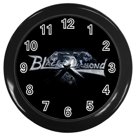 Black Diamond Wall Clock