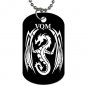 Voodoo Queen Management 2 Sided Dog Tag and Chain