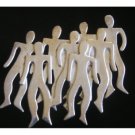 Vintage Sterling Silver Pin / Brooch TM-50 Mexico ~ GROUP OF PEOPLE
