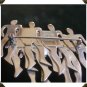 Vintage Sterling Silver Pin / Brooch TM-50 Mexico ~ GROUP OF PEOPLE