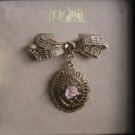 1928 Jewelry Company Victorian Style Pin with Bow and Roses