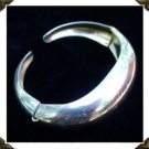 Vintage Coro Silver Plated Dual Hinged Bracelet c.1940s