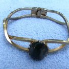 Clip-On Bracelet With Faux Jade
