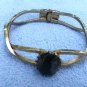 Clip-On Bracelet With Faux Jade