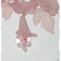 Necklace ~ Pink FLOWERS Plastic Beaded 1960s Boho