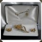GORGEOUS Giovanni Italian Brooch/Earring Set