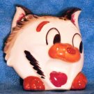 Comical Cat Wall Pocket Made in Japan c.1950s