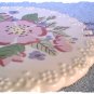 Cleminsons Hand Painted Trivet ~ Pansy c. 1940's