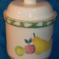 Fruit Stand Canister or Cookie Jar Treasure Craft