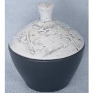 Cleminson's Black & White Mid Century Modern Covered Dish