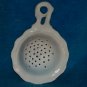 Antique Victorian Porcelain Strainer - Pink Roses