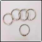 Loose leaf binding ring