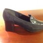 Calico Shoes (Fat Heel) - Black (mesh) - SIZE 10