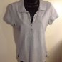AEROPOSTALE Cotton Tshirt Top Blouse- Light Gray - Extra Large