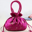 folk handmade women embroidery ribbon purse