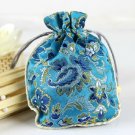 Handmade Chinese folk women embroidery ribbon purse
