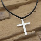 Sterling silver solid cross pendant,cool&shine