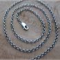 Thai sterling silver ring chain link necklace