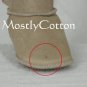 Hanna Andersson BABY Shearling Booties SLIPPERS size Large 17-24m NiB New In Box NATURAL KHAKI