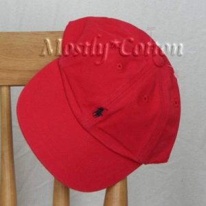 NwT Polo Ralph Lauren INFANT Boys BASEBALL Hat Cap RED New with Tags