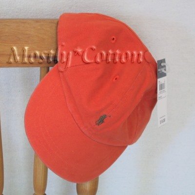 Polo Ralph Lauren TODDLER Boys Baseball Cap Hat ORANGE New