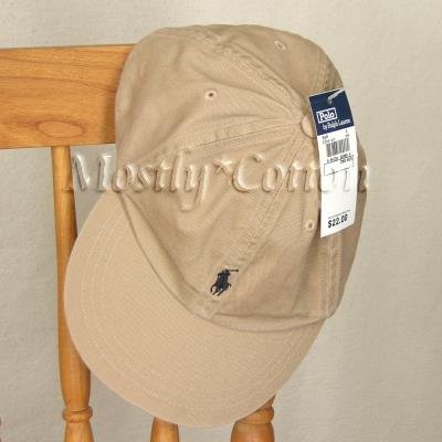 Polo Ralph Lauren TODDLER Boys Baseball Cap Hat KHAKI NwT New with Tags