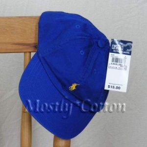 Polo Ralph Lauren TODDLER Boys Baseball Cap Hat ROYAL BLUE NwT New with Tags