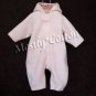 NwT Hanna Andersson Girls PINK lined Nordic Fleece Snowsuit Bunting Size 60 2-6m New With Tags