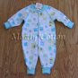 Hanna Andersson Organic Cotton ELEPHANT STOMP Zippers Prints Sleeper 80 10-24m