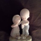 Girl Crying over Broken Doll - Figurine