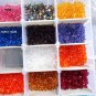 US Shipper 6MM Xilion 5328 Swarovski Crystal Bicone Beads, 48, Mix your Colors