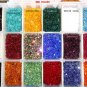 US Shipper 6MM Xilion 5328 Swarovski Crystal Bicone Beads, 12, Mix your Colors