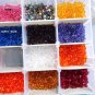 US Shipper 6MM Xilion 5328 Swarovski Crystal Bicone Beads, 24, Mix your Colors