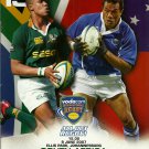 South Africa v Samoa 2007 Rugby Test Match Programme