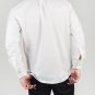 White Camo Lined Oxford Shirt - Medium