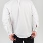 White Camo Lined Oxford Shirt - Large