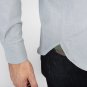Grey Camo Lined Oxford Shirt - Medium