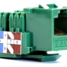 25x Cat6 RJ45 Keystones Wire 8P8C Ethernet Jack Green $19.99 Punch Down 110