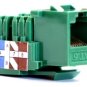 25x Cat6 RJ45 Keystones Wire 8P8C Ethernet Jack Green $19.99 Punch Down 110