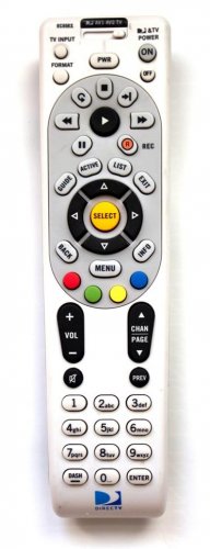 RC65RX DirecTV IR Remote Control D11 D12 R15 H20 H21 HR22 H24 H25 Free Shipping! (USED)