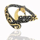 Peacock Style Designer Diamond Ruby Gems Bangle