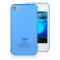 Blue Ultra Thin Crystal Plastic Case iPhone 4 4S 4G 0.2MM + Stylus + Flat USB