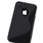 S Line TPU Silicon Soft Case Apple iPhone 4 4S Black Blue Purple NEW! Colors!