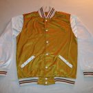 Mustard and White Varsity Sports Jacket - (Baseball/Football Jacket) Teen Sizes