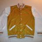 Mustard and White Varsity Sports Jacket - (Baseball/Football Jacket) Teen Sizes